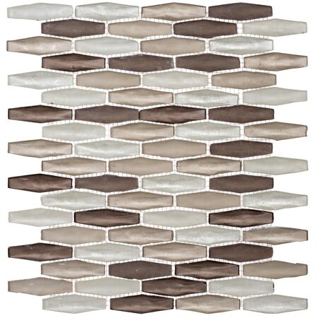 Andova Tiles Rhapsody 2.5" x 2.5" Glass Novelty Mosaic Wall Tile ANDRHA537